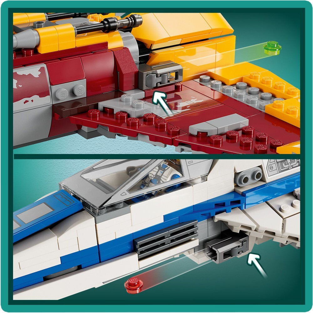 LEGO Star Wars — E-Wing Новой Республики против звездного истребителя Шин Хати 75364