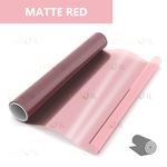 Пленка для окон декоративная MATTE RED LUXFIL, рулон (размер 1,524x30м.)