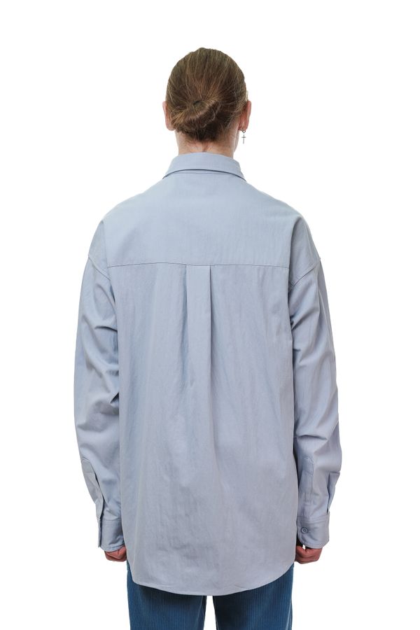 Сорочка Puff голубая - фото 3