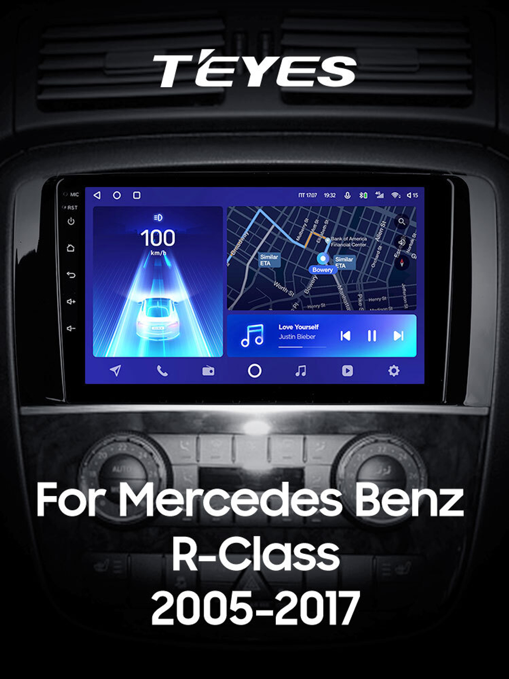Teyes CC2 Plus 9"для Mercedes Benz R-Class 2005-2017