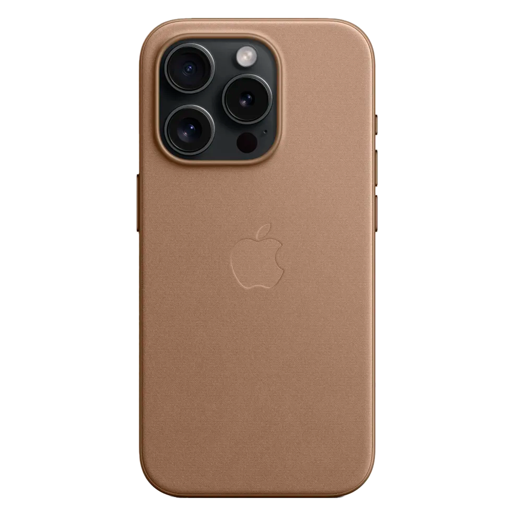 Тканевый чехол с поддержкой MagSafe Apple FineWoven Case для iPhone 15 Pro, Taupe (Светло-бежевый)