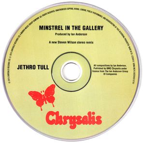 Jethro Tull / Minstrel In The Gallery (The Steven Wilson Remix)(CD)