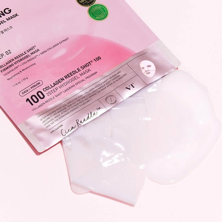 Двухфазная гидрогелевая маска с коллагеном VT Cosmetics Collagen Reedle Shot 100 2Step Hydrogel Mask