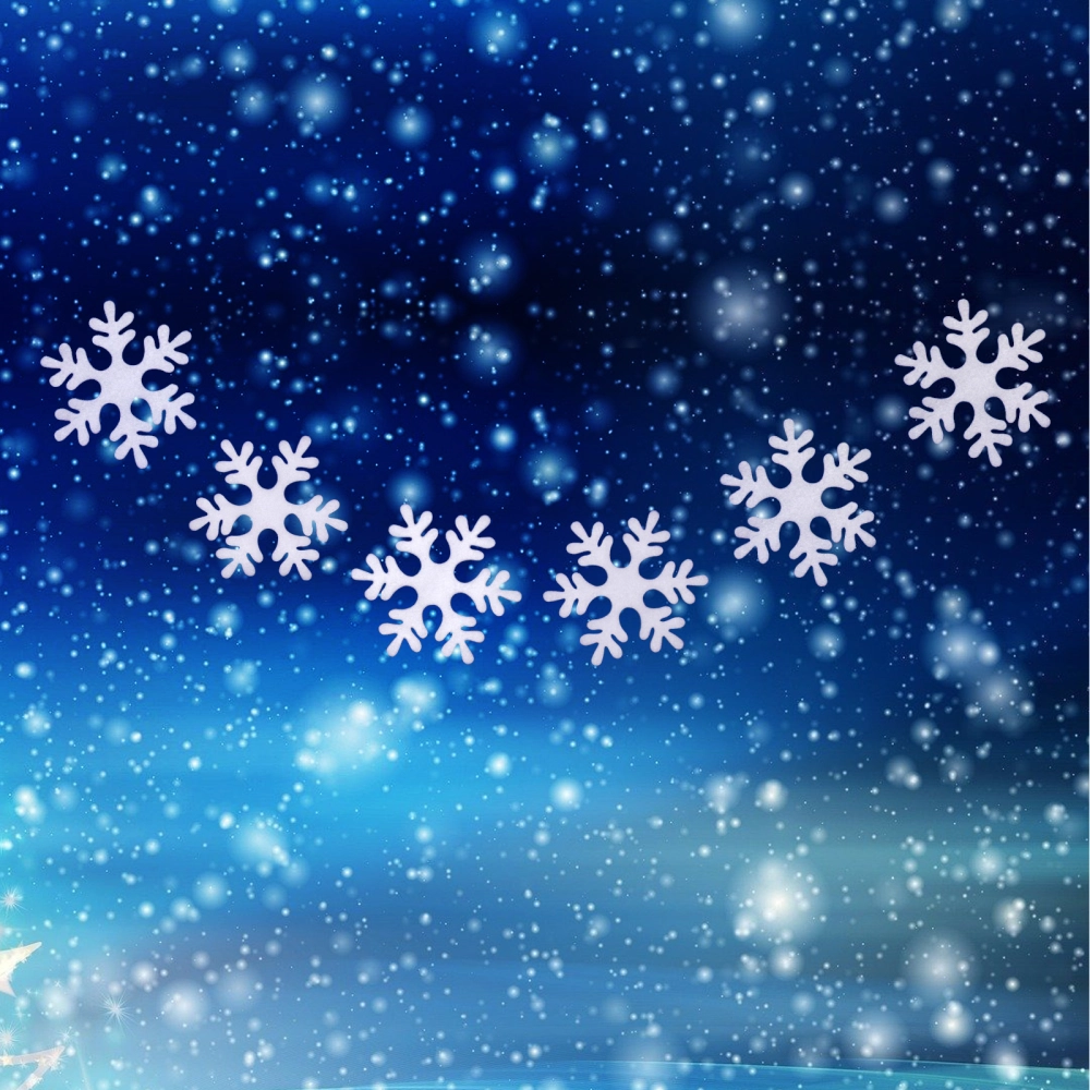 Украшение новогоднее «Искристые снежинки» (набор 6 шт) , 20 см