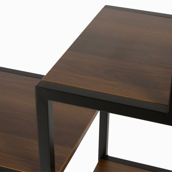 Стеллаж Evan цвет орех/коричневый