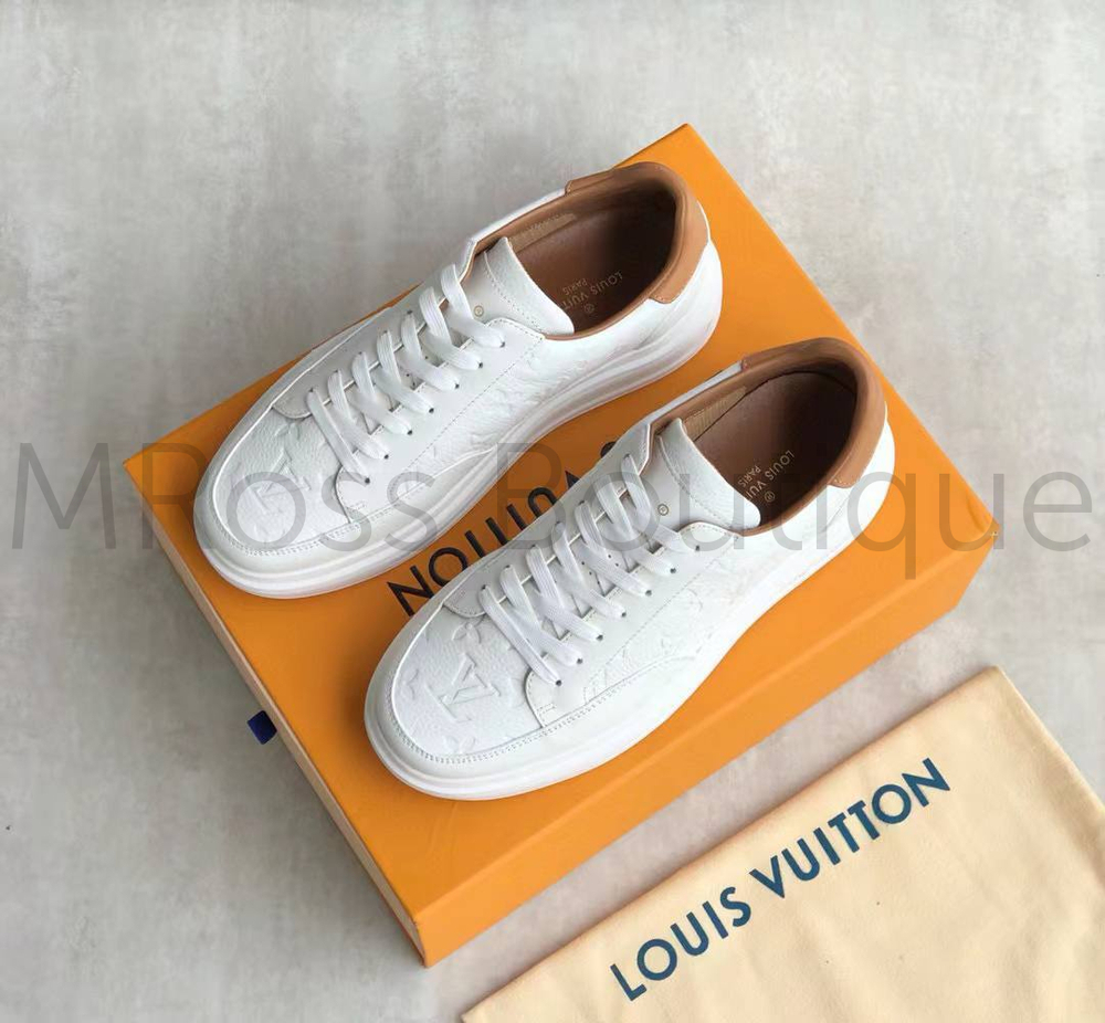 Мужские белые кроссовки Beverly Hills Louis Vuitton