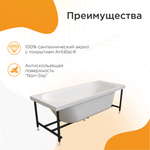 Акриловая ванна Виктория лайт 180х70 (с каркасом)