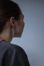 Серьга Rough Jwlry Edges светлая