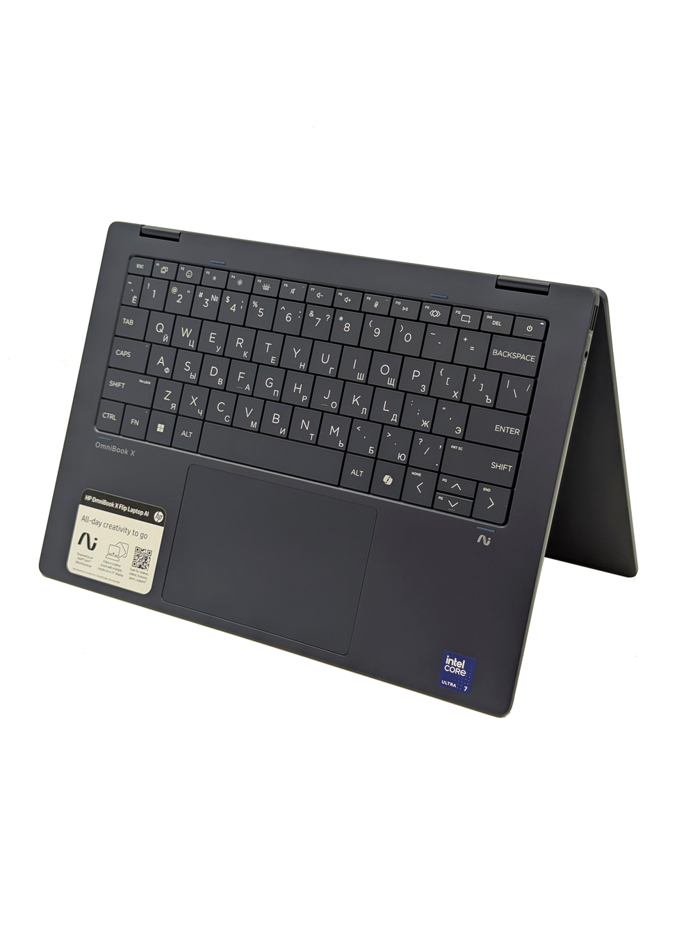 Ноутбук HP OmniBook X Flip 14" Ultra 7 256v, 16 ГБ, 1024 ГБ, Touch, Win 11