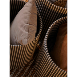 Плетеная корзина для белья из коллекции Ethnic, 50х40 | серая