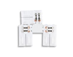 Ambrella Соединитель T для светодиодной ленты 2835 12/24V (2 конт.) GS6901 (5шт) LED Strip GS6901