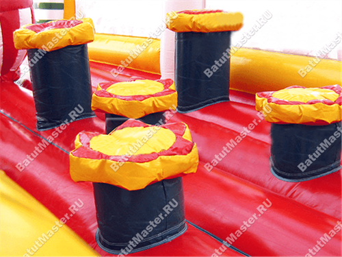 Коммерческий надувной батут "Клоуны повсюду"