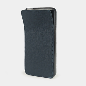 Чехол для Samsung Galaxy S26 Ultra из кожи теленка, синего цвета