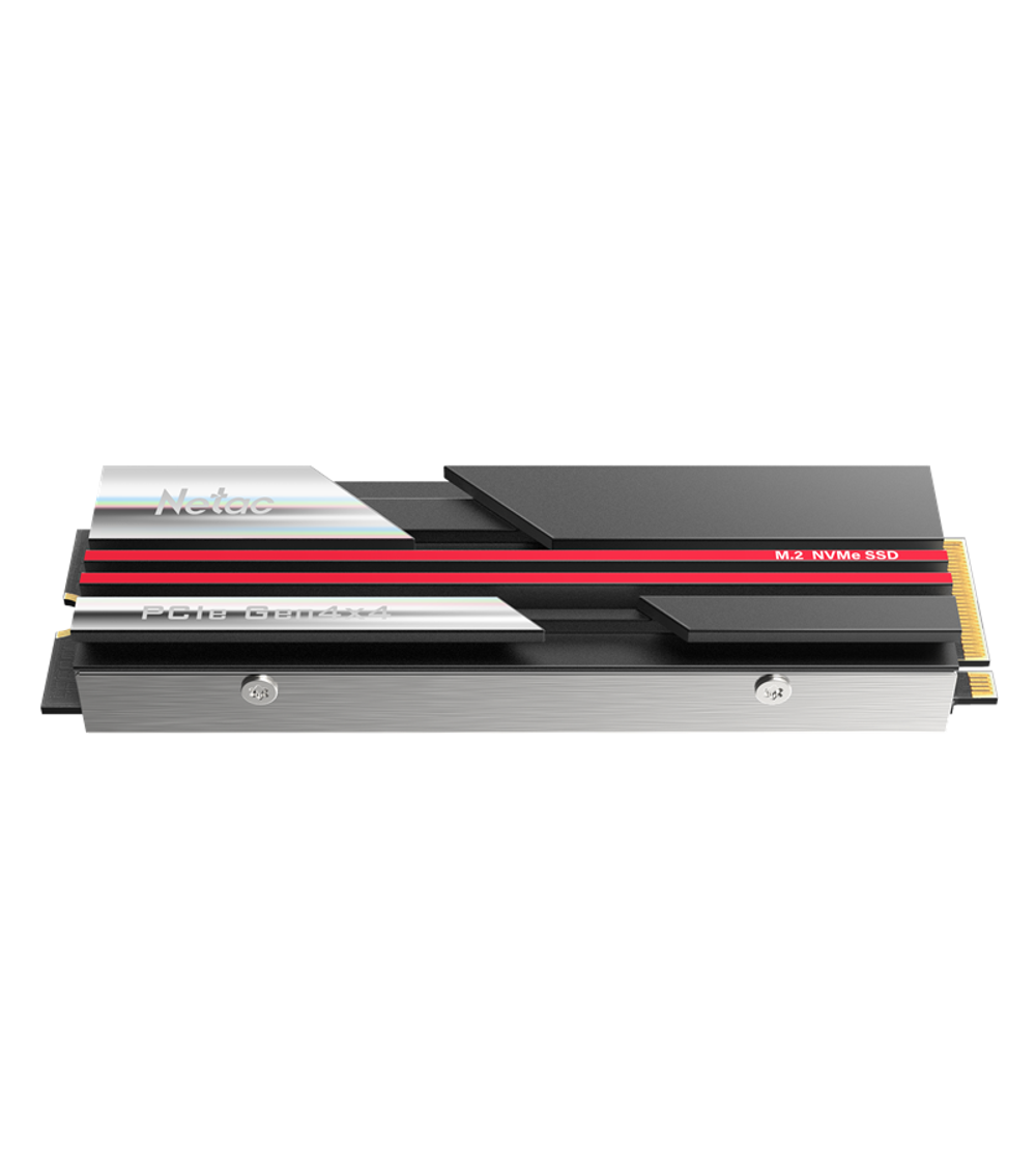 Ssd накопитель Netac SSD NV7000 4TB PCIe 4 x4 M.2 2280 NVMe 3D NAND, R/W up to 7200/6850MB/s, IOPS(R4K) 940K/1000K, TBW 3000TB, with heat sink, 5y wty