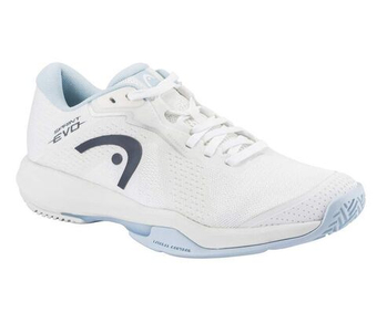 Женские Кроссовки теннисные Head Sprint Evo 4.0 - white/light blue
