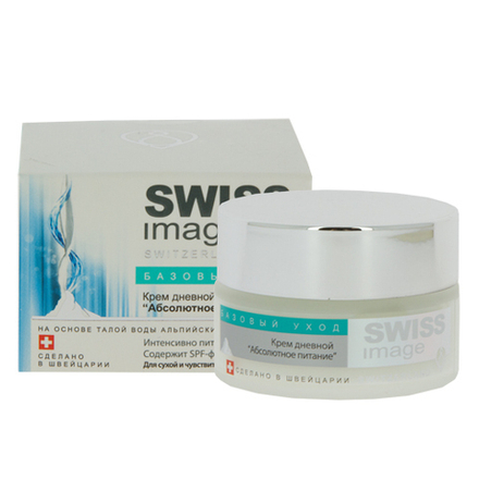Swiss Image Крем для лица Базовый уход Абсолютное увлажнение, дневной, 50 гр