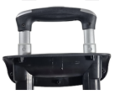 Ручка телескопическая PLG 8382-55-3 выдвижения, чёрный