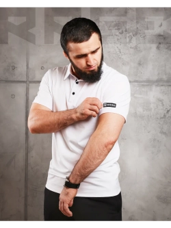 Легкое дышащее поло на кнопках