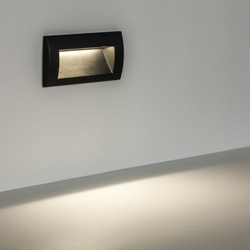 383574 Светильник ESTRA LED 5W 250LM 120G ЧЕРНЫЙ 4000K IP55