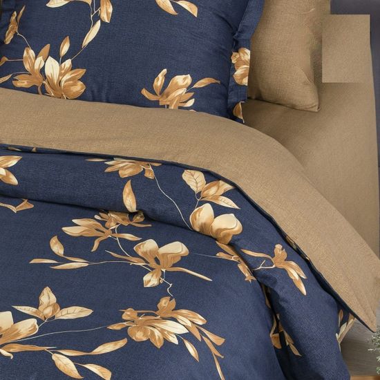 Евро комплект постельного белья Илана сатин