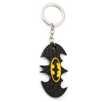 Брелок Бэтмен Batman желтый орнамент металл