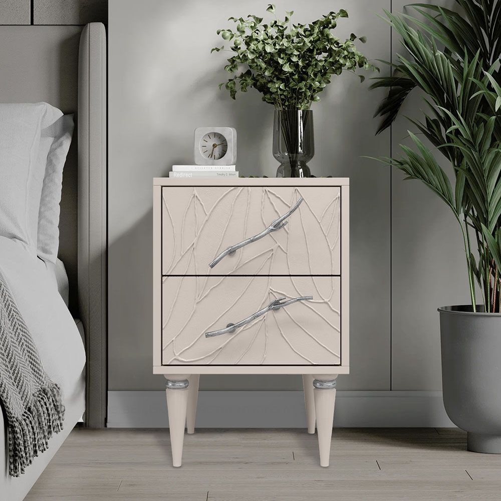 Тумба Арт Колор leaves Классик Сильвер Серый агат