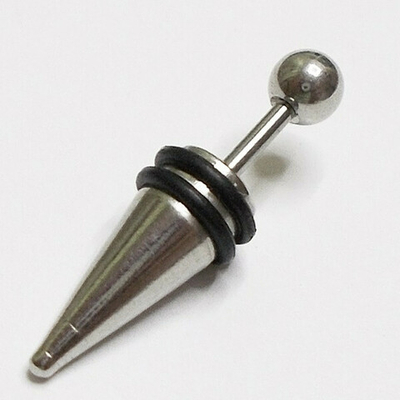 Микроштанга для пирсинга 6мм с конусом 15мм. Медицинская сталь. 1 шт