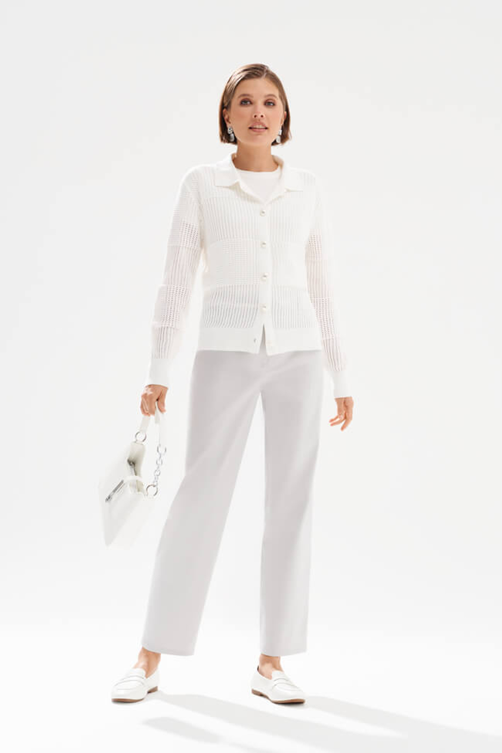 1987 Кардиган женский (молочный)