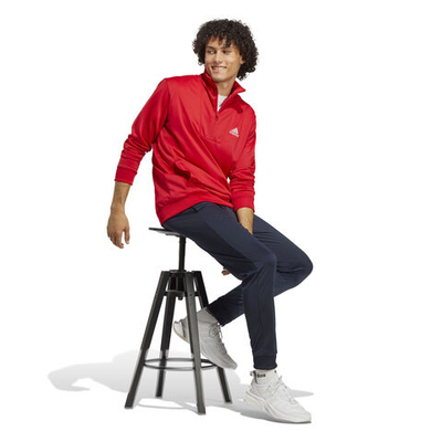 Мужские теннисные Костюмы adidas Small Logo Tricot Tracksuit Men - Red, Dark Blue