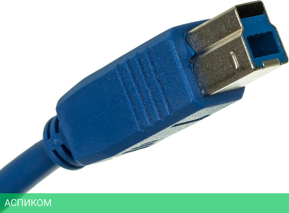 Кабель Buro USB3.0-AM/BM синий