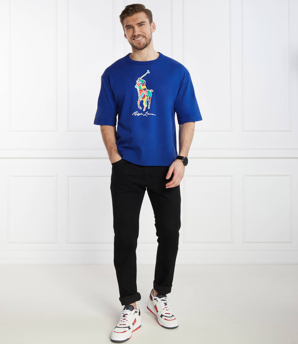 Футболка POLO RALPH LAUREN - темно-голубой(710926611)