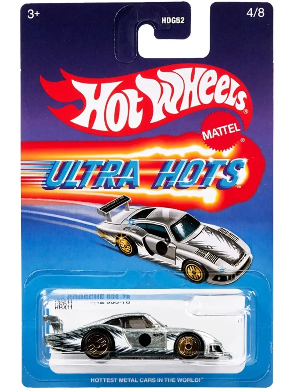 Машинка Хот Вилс 1978 Porsche 935 78 Silver HDG52 HRX11