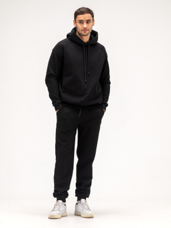 Костюм мужской спортивный теплый. Черный