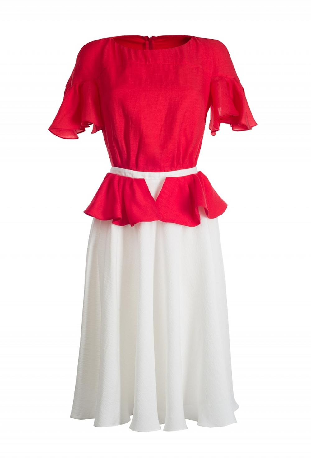 Платье с баской 45-17SS