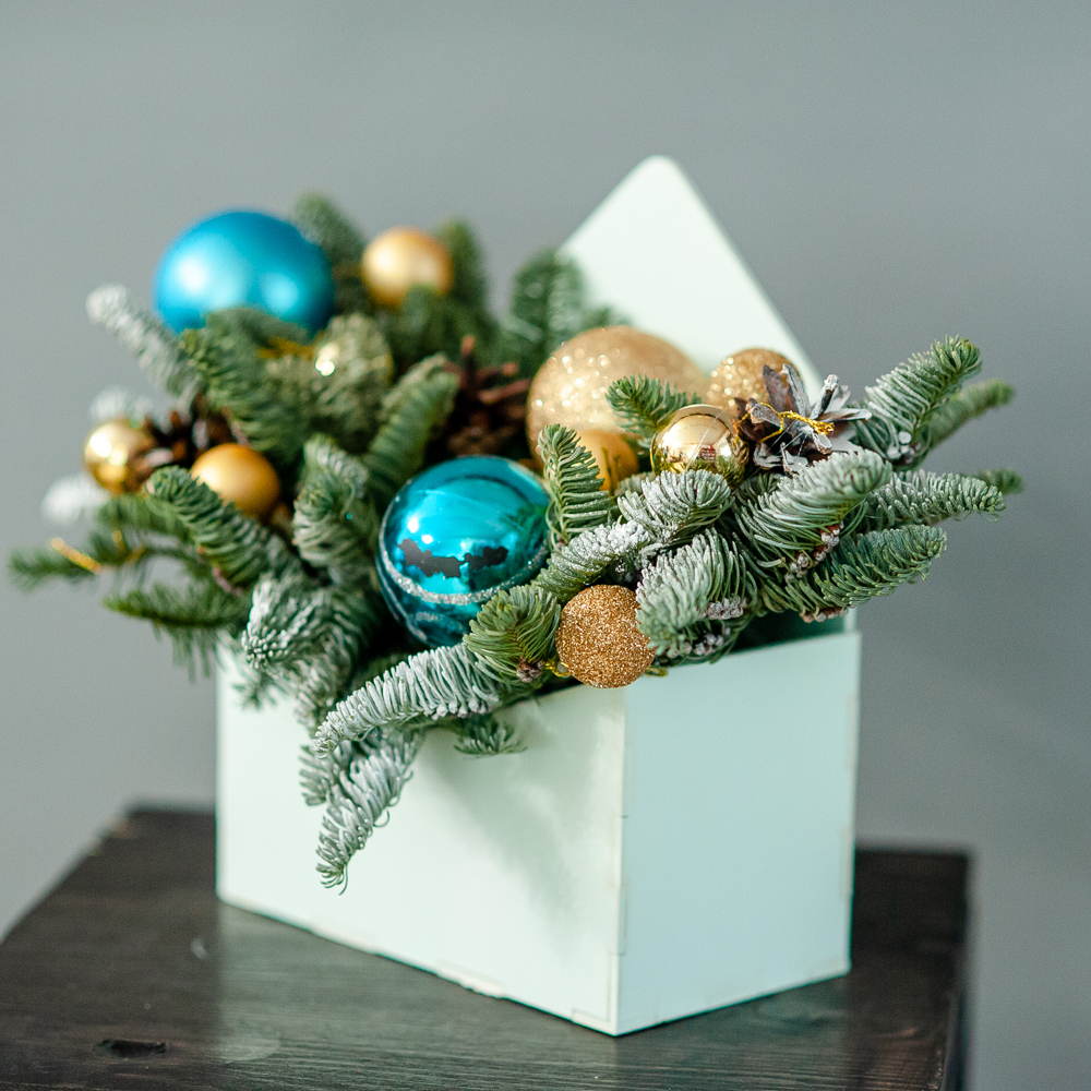 Новогодняя композиция из нобилиса 1