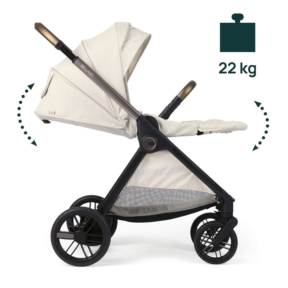 Коляска Chicco Bellagio 2 в 1 Amber Glow