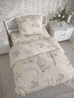 Постельное белье перкаль Сказка "Каприче" 1,5-сп Наволочка 50х70 см 1 шт Простынь 150x215 см Пододеяльник 145x215 см
