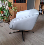 Кресло ZUCCA-R голубое LITCHI-#3