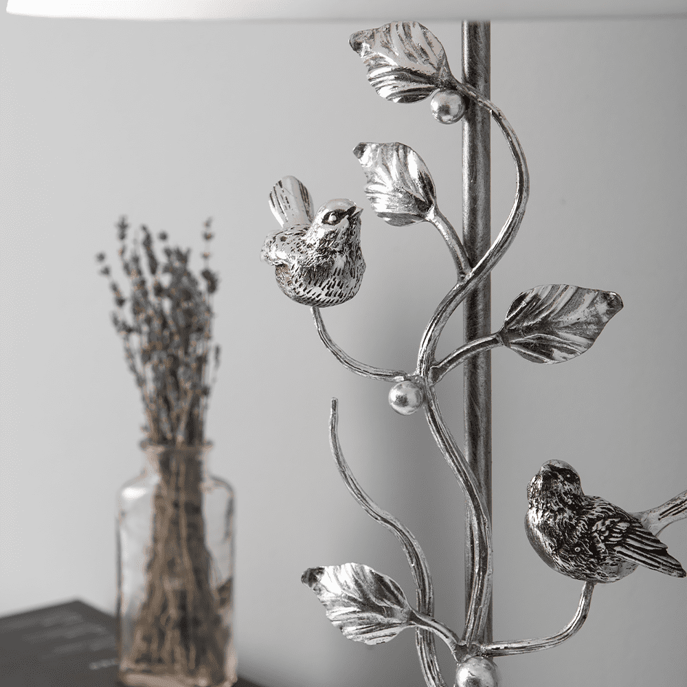 Настольная лампа Terra Spring Айс Античное серебро