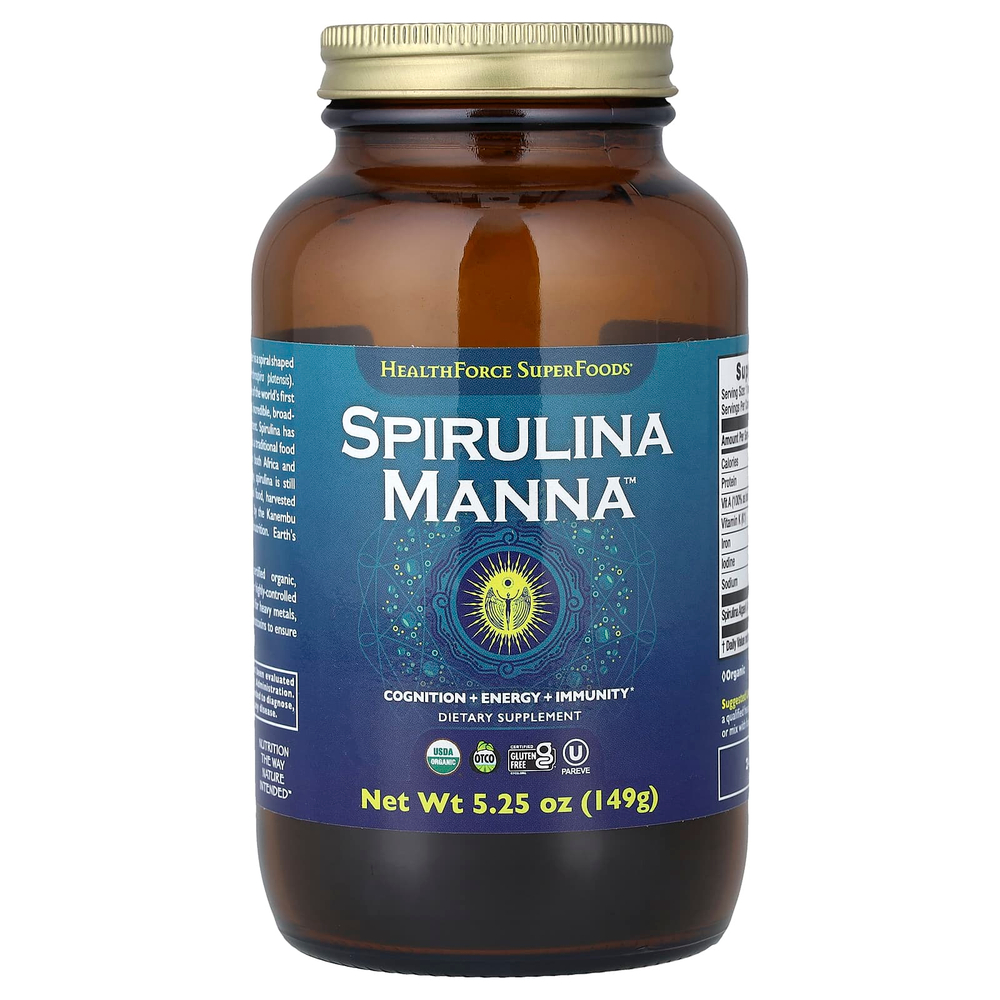 HealthForce Superfoods, Spirulina Manna™, 149 г (5,25 унции)