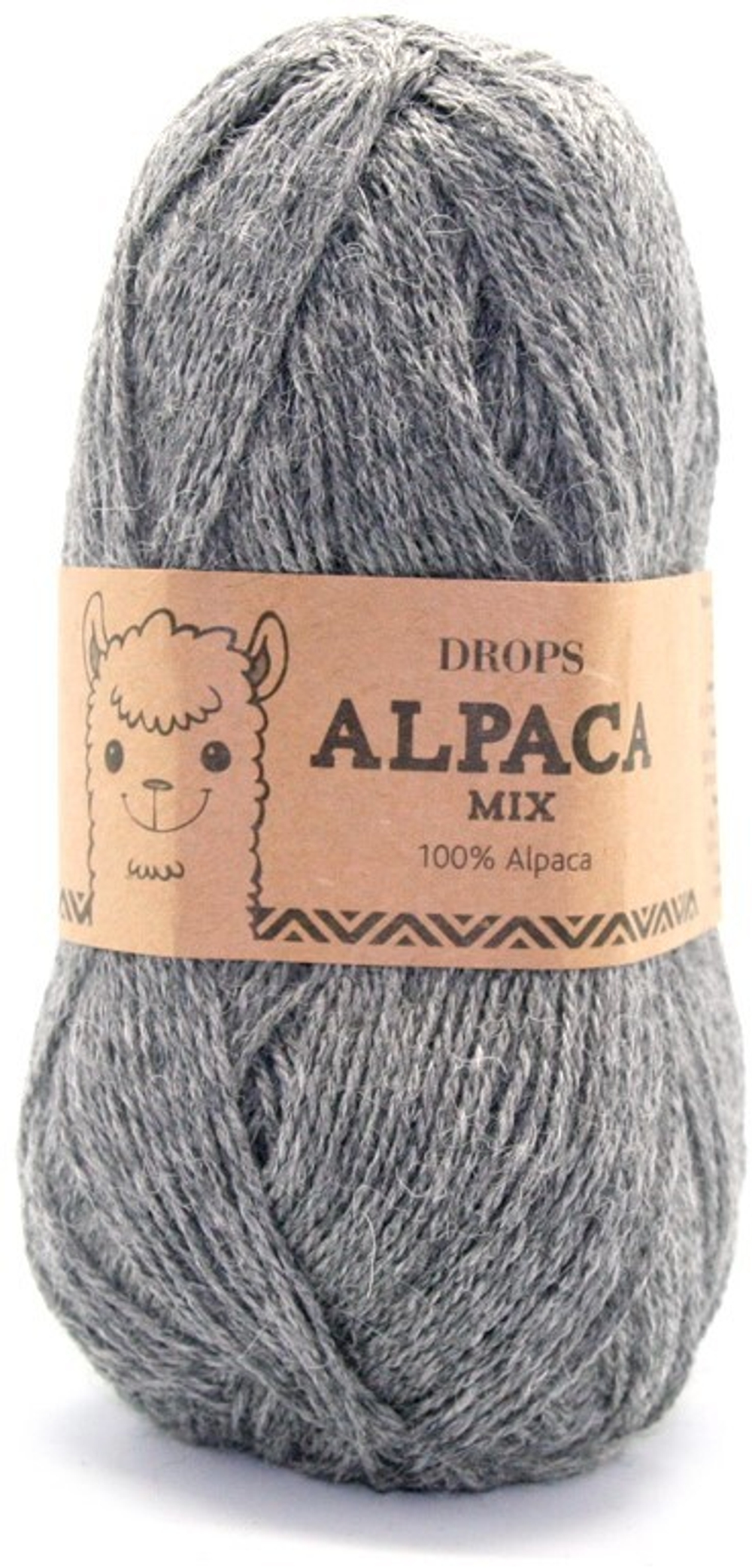 Пряжа Drops Alpaca mix 517 medium grey