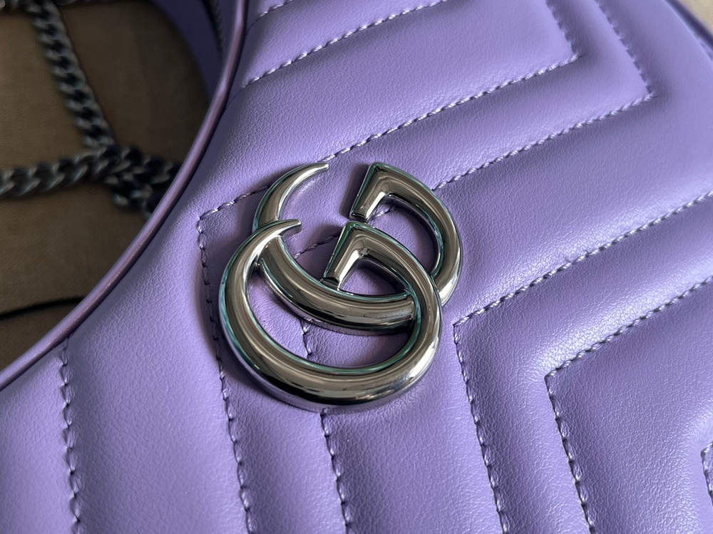 Gucci GG Marmont Half-Moon-Shaped Bag