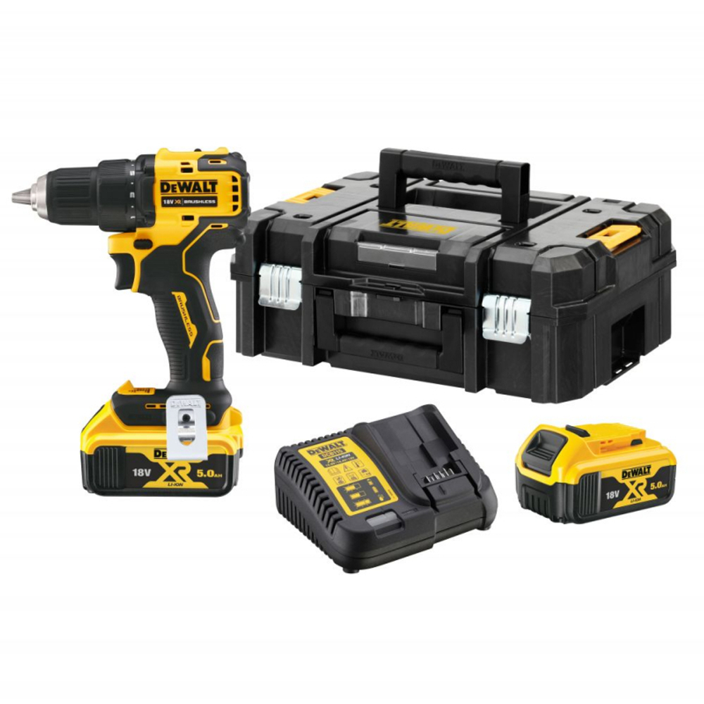 Аккумуляторная дрель-шуруповерт DeWALT DCD708P2T-QW