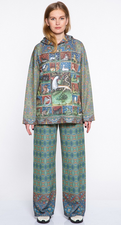 Широкие брюки "Бестиарий"