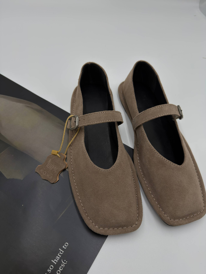 Туфли женские натуральная кожа артикул 6167-18 цвет"коричнево-серый"