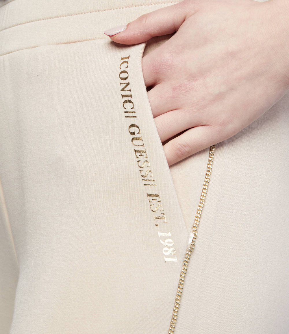 спортивные штаны simonne GUESS - кремовый (W2RB01 K7UW2)