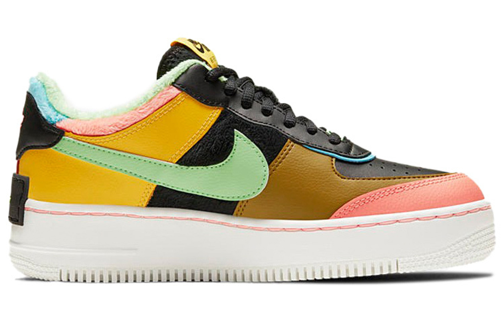 Кроссовки Nike Air Force 1 Low Shadow Se "Olive Flak" (Женская размерная сетка)