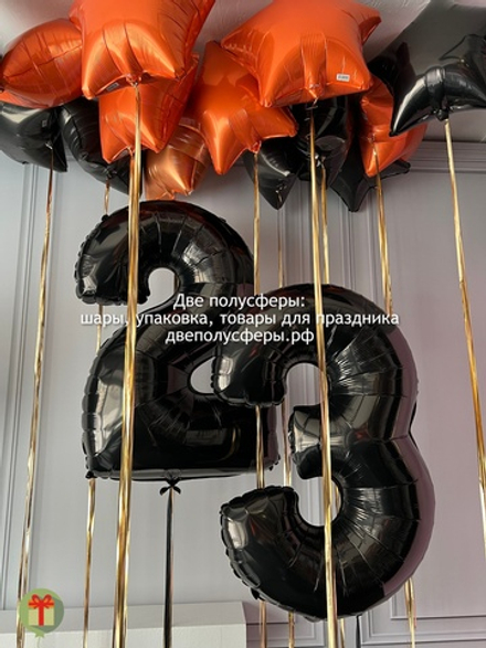 Фольгированные цифры