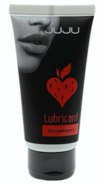 Съедобный лубрикант JUJU Strawberry с ароматом клубники - 50 мл.
