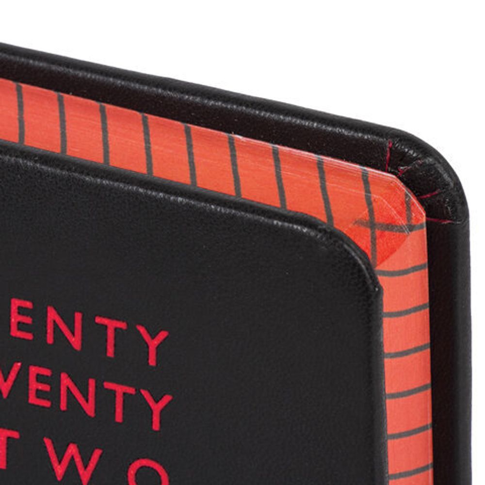 Ежедневник датированный 2022 А5 138x213 мм BRAUBERG "Chameleon", под кожу, черный/красный, 112822